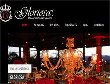 Tablet Screenshot of gloriosa-deco.com.ar